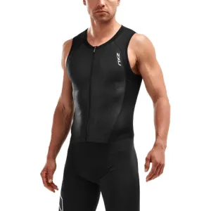 2XU Men's Compression Tri Singlet - Black