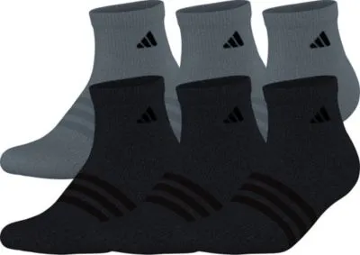 adidas Men's Superlite 3.0 Quarter Socks  6-Pack