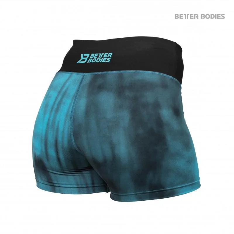 Better Bodies Grunge Shorts - Aqua Blue