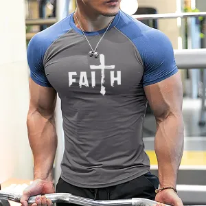 FAITH QUICK DRY MOISTURE WICKING RAGLAN GRAPHIC TEE