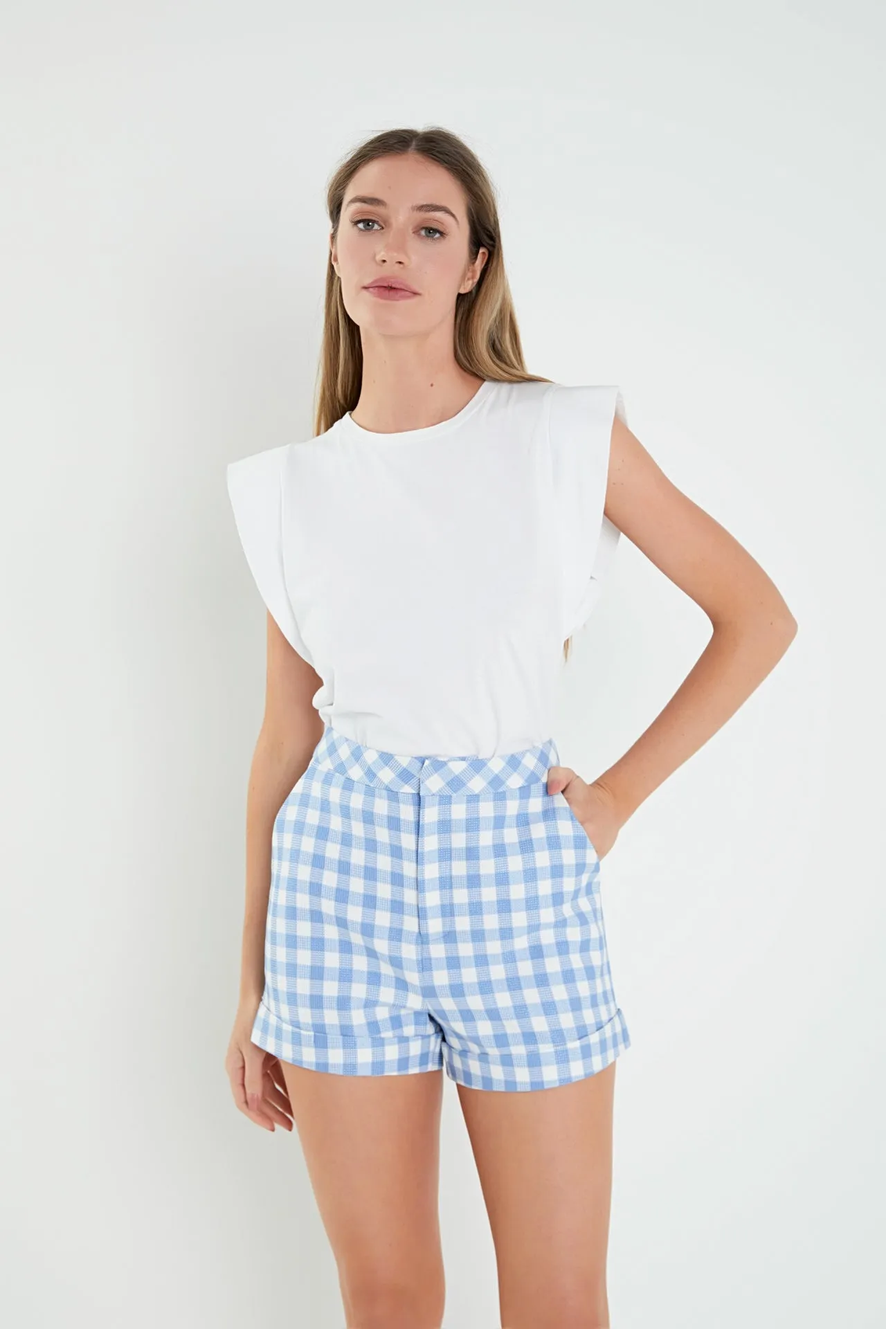 Gingham Shorts