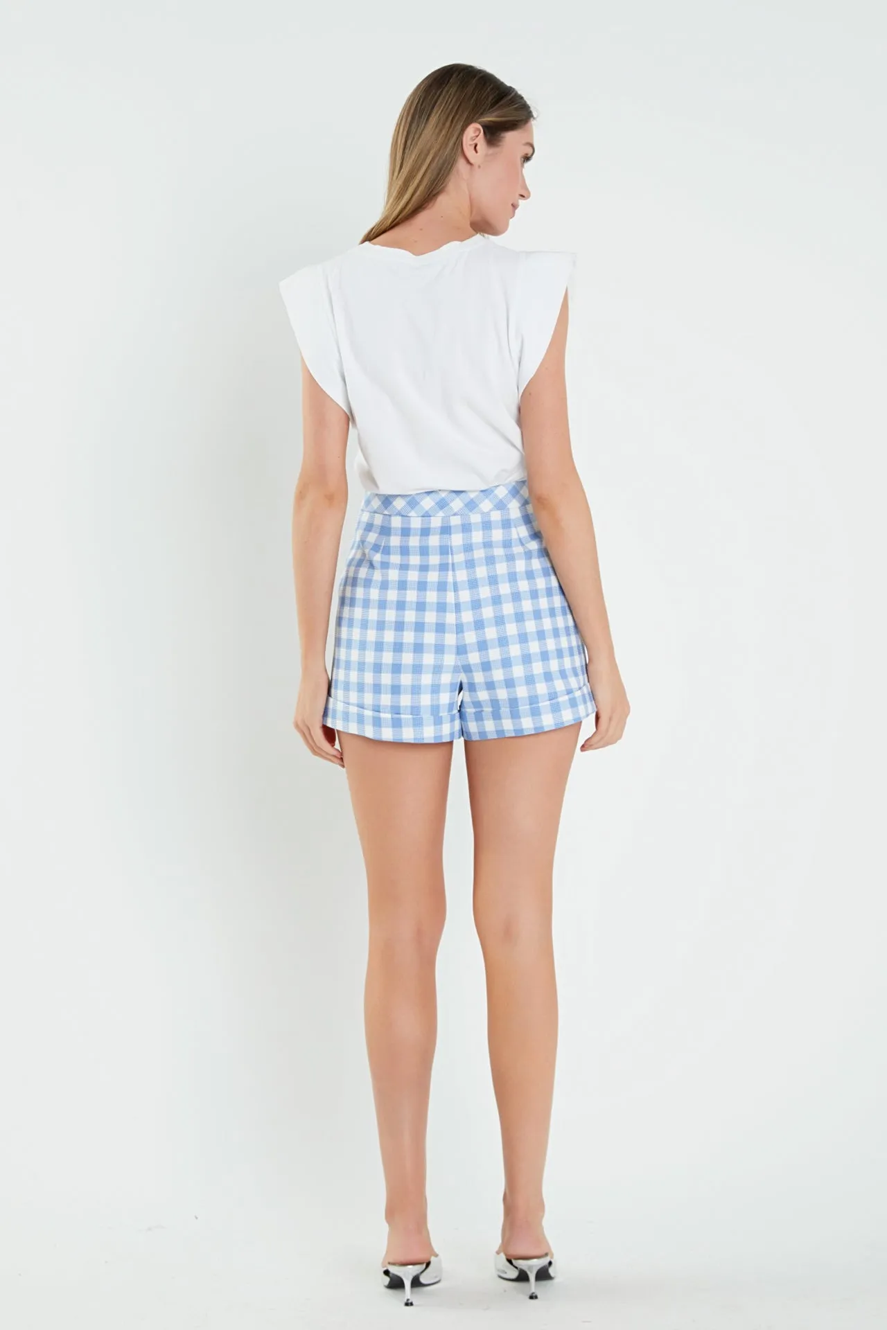 Gingham Shorts