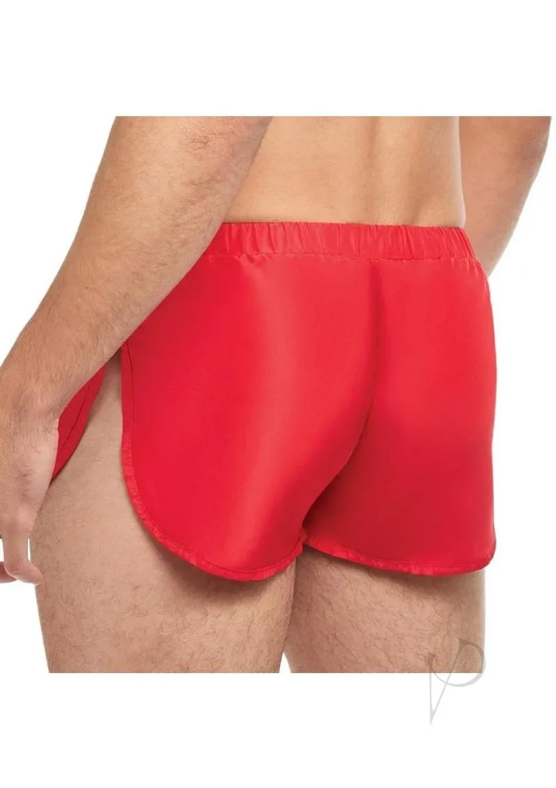 Goal Line Extreme Split Shorts S/m Red