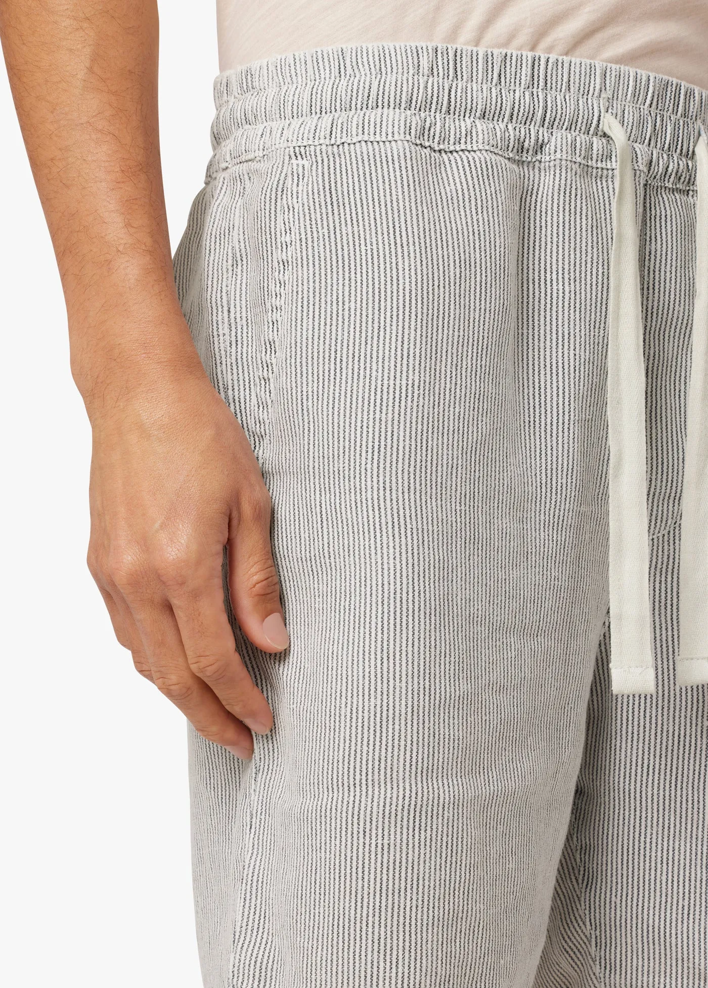 LINEN DRAWSTRING SHORT