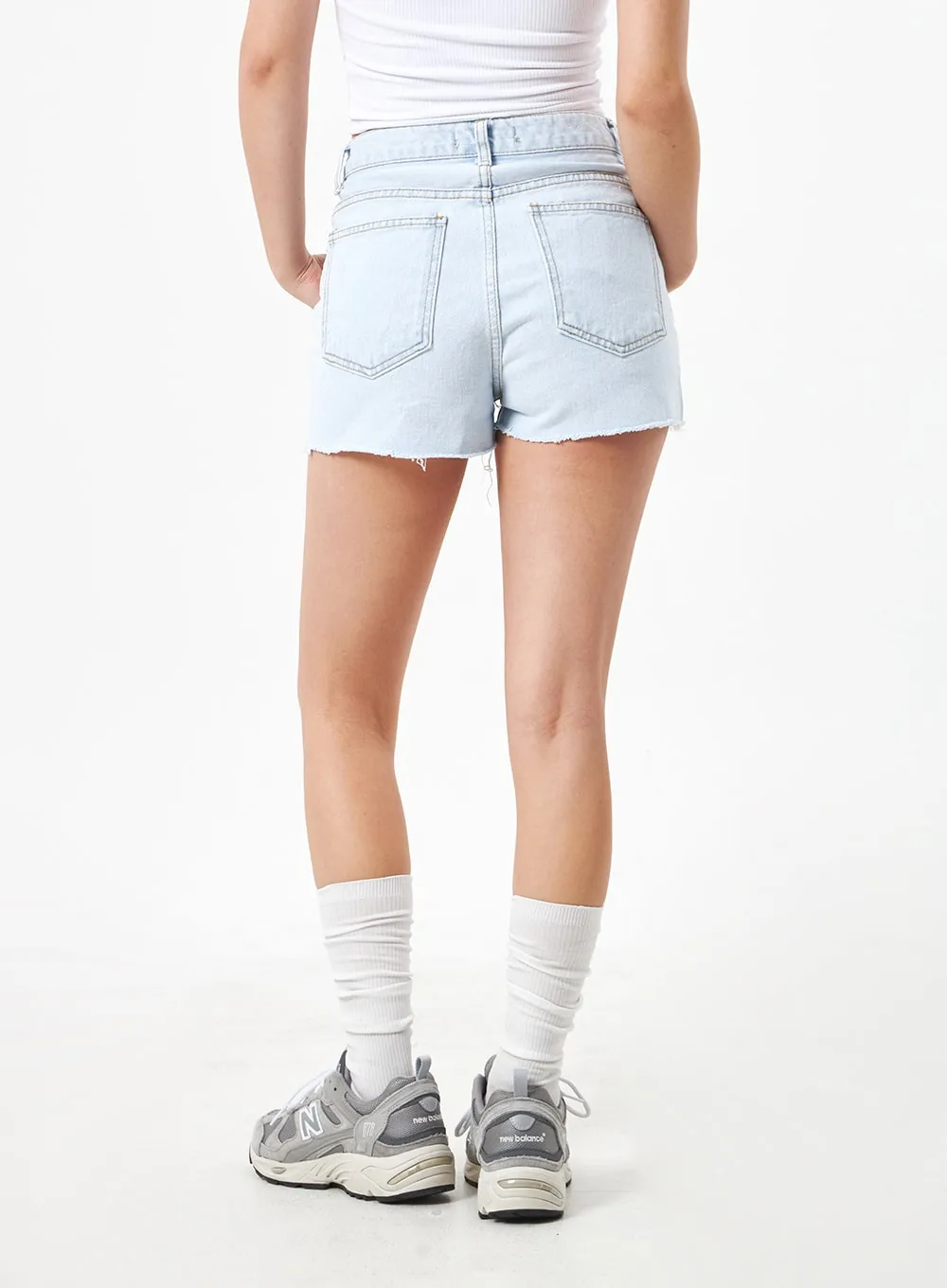 Mid-Rise Denim Shorts CA305