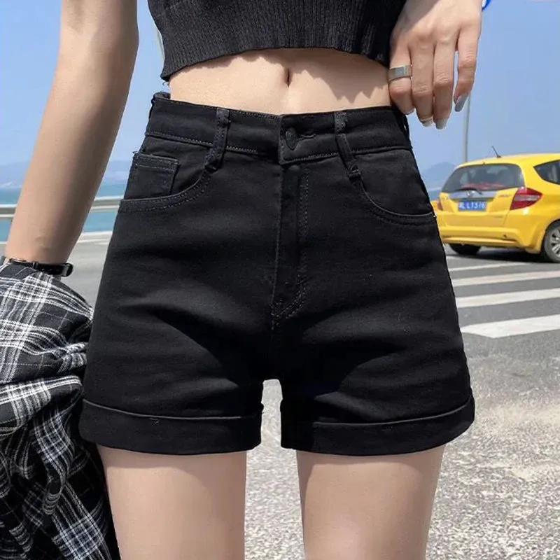 New High Waist Casual Streetwear Fashion Slim Short