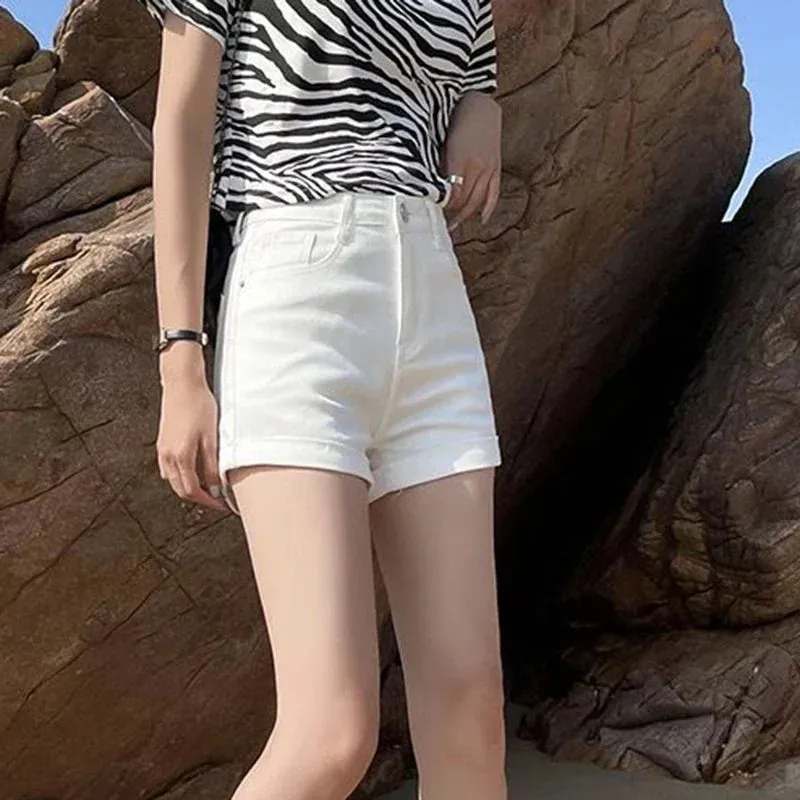 New High Waist Casual Streetwear Fashion Slim Short