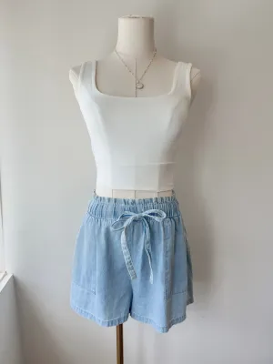 Paper Bag Denim Shorts (FINAL SALE)