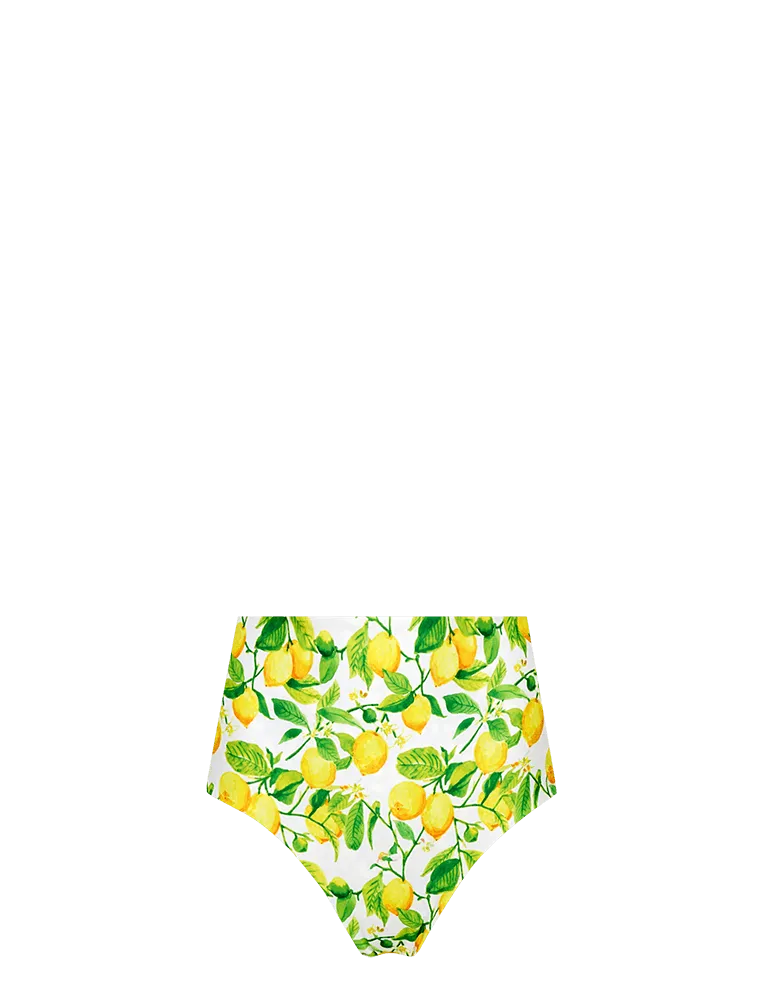 Reversible Compression High Waist Bikini Bottom