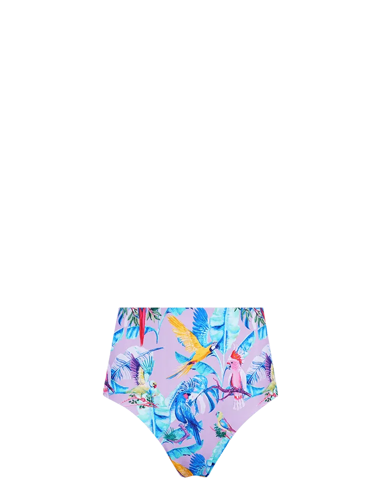 Reversible Compression High Waist Bikini Bottom