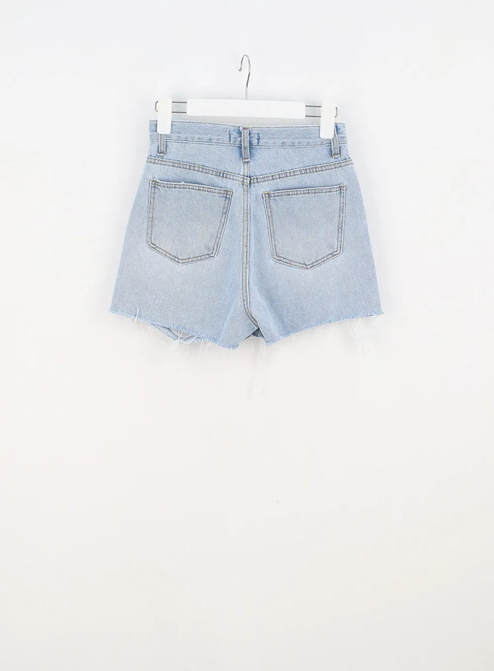 Ripped Denim Shorts BY303