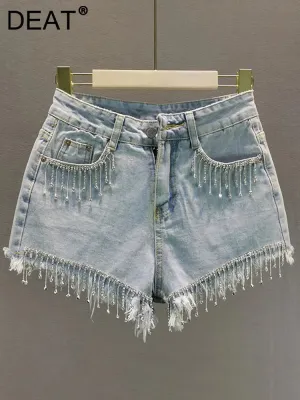 Tassel Personality Denim Shorts