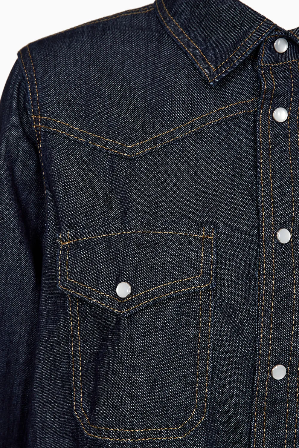 TMRW Cate Shirt - Rinse Denim